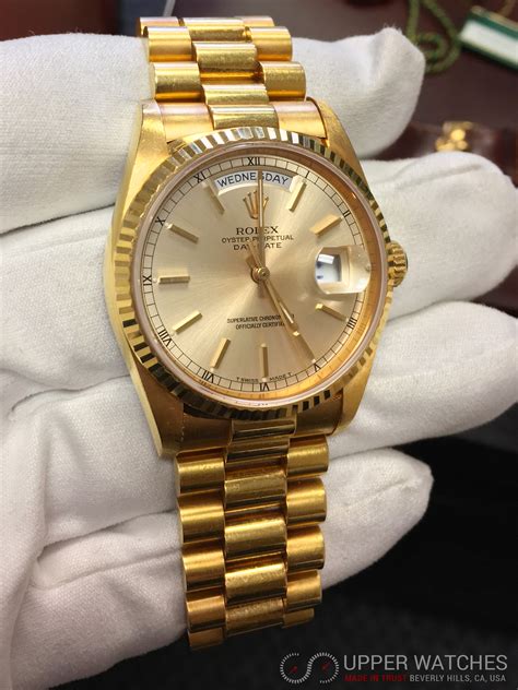 rolex day date president gold